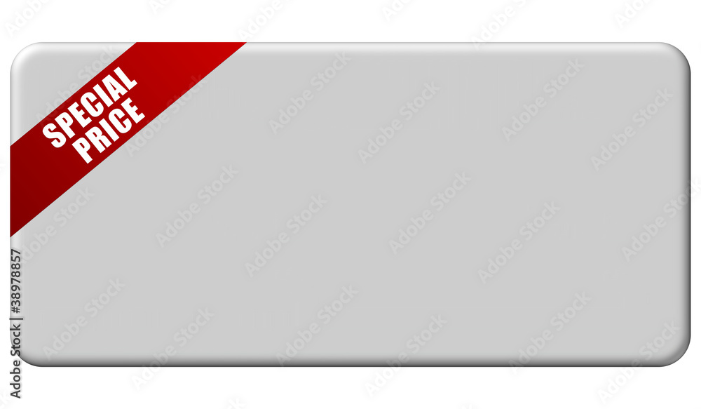Button grau Band rot NEUTRAL SPECIAL PRICE Button grau Band rot NEUTRAL SPECIAL PRICE