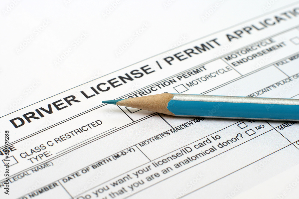 Driver license application