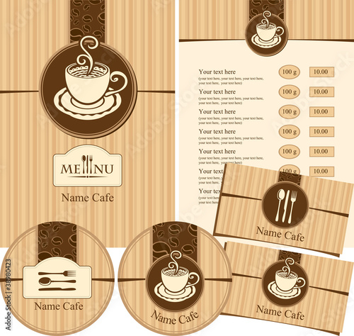 Menu style cafeteria