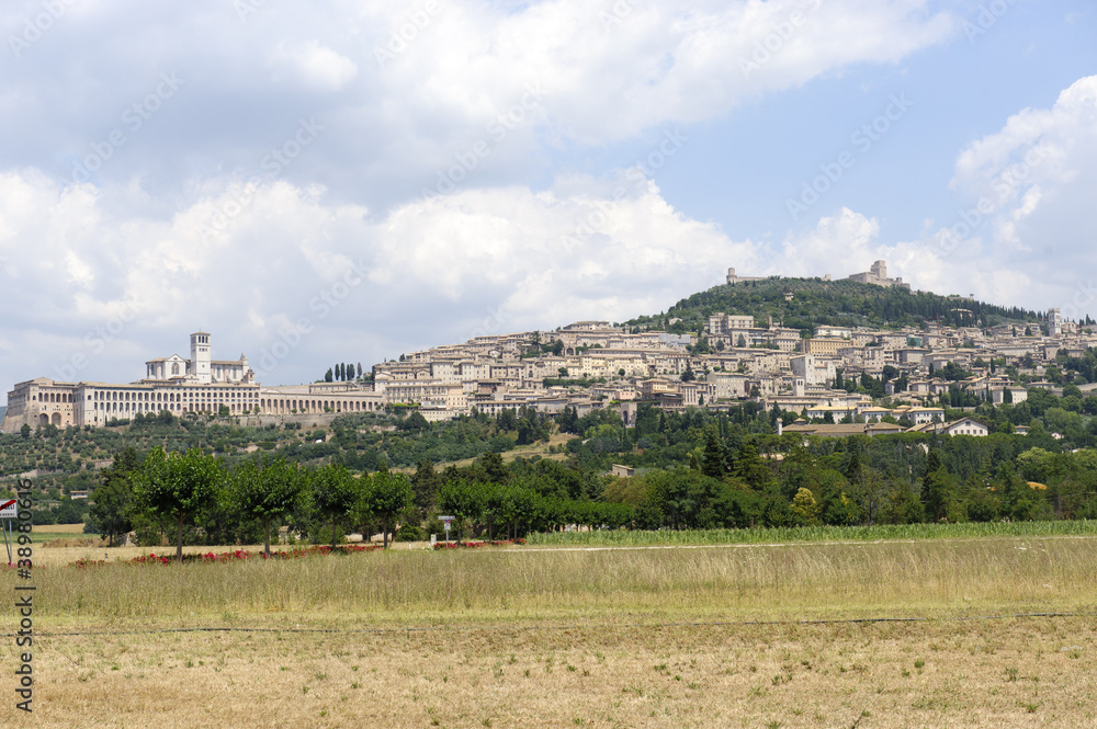 Assisi, panoramic view