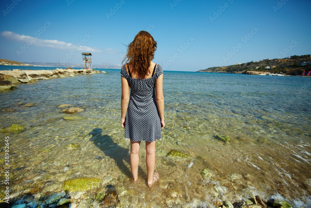 Standing in water