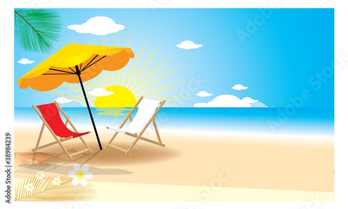 Summer beach