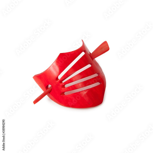 Made in Uganda hair-clip on the white background