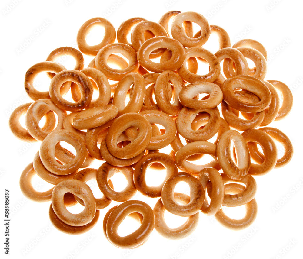 Barankas (bagel, boublik, donut) isolated on a white background. Barankas (bagel, boublik, donut) isolated on a white background.