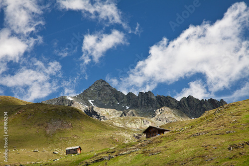 Berge in den Alpen in Tirol