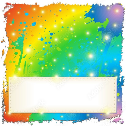 Colori Astratto Biglietto Sfondo Colors Grunge Label Background