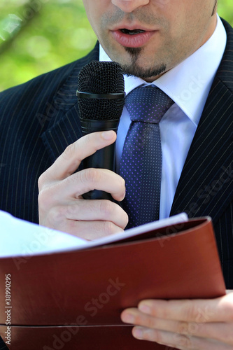 Fotografie Man speaking