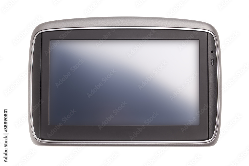Generic GPS navigator isolated on white background Generic GPS navigator isolated on white background