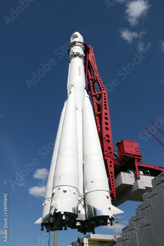 First spaceship Vostok in Moscow Russia