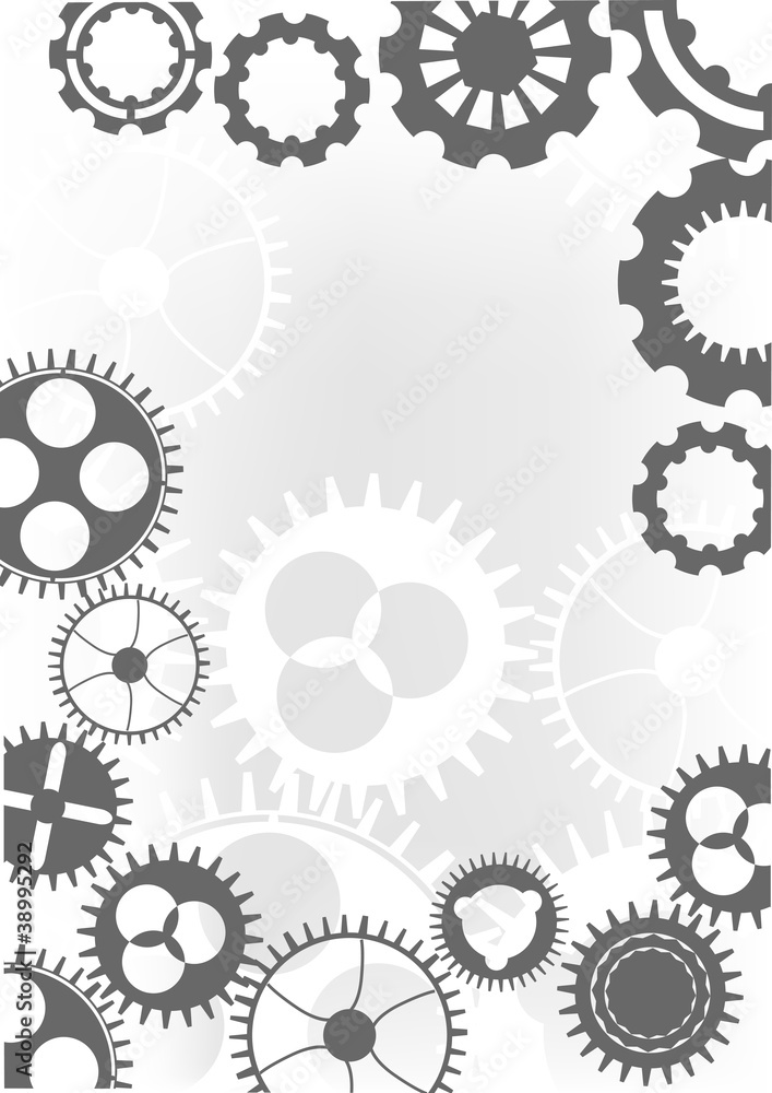 gray gears background illustration gray gears background illustration