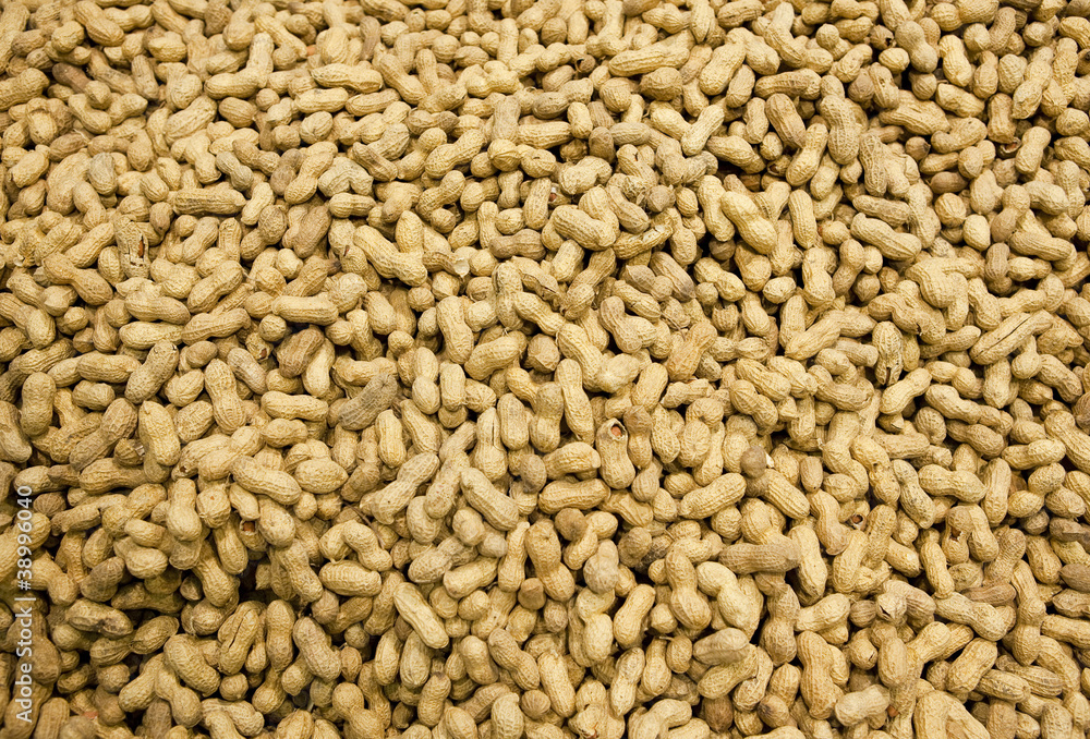 Pile of peanuts forming a background Pile of peanuts forming a background