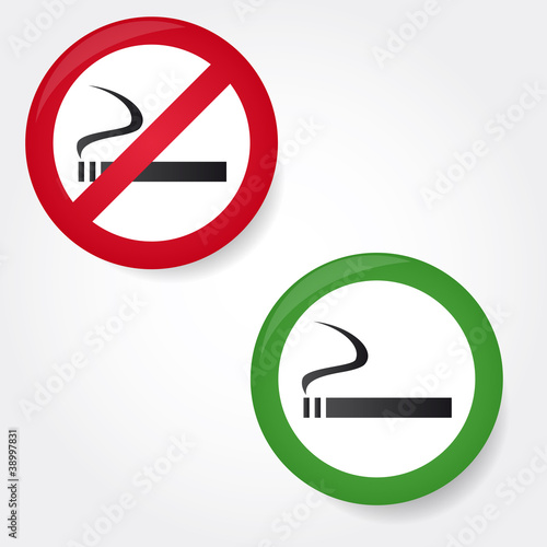 Smoking and no smoking signs Free Download Smoking and no smoking signs - GFXLoad