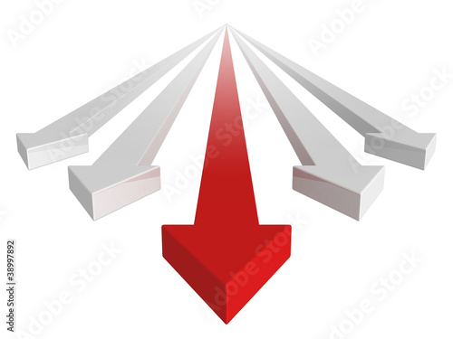 Red Leader Arrow of White B...
