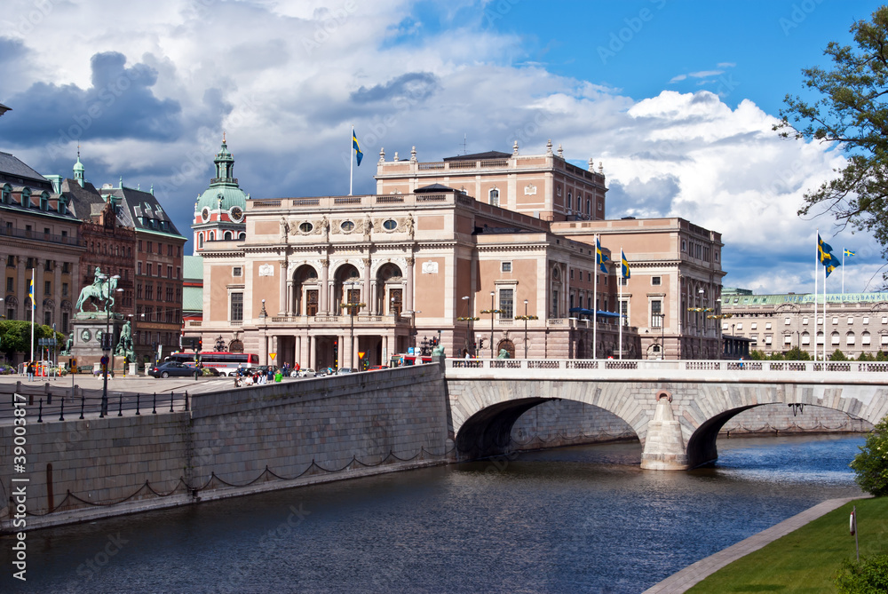 Fototapeta premium Panorama of Stockholm, Sweden