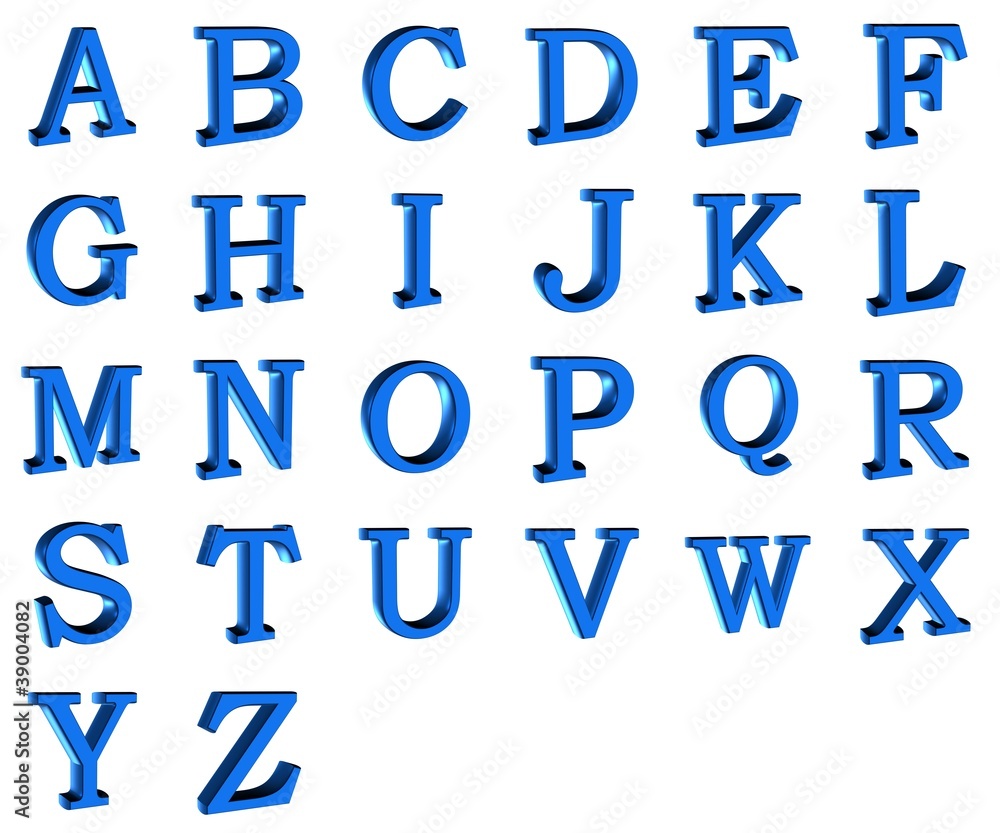 3d alphabet 3d alphabet