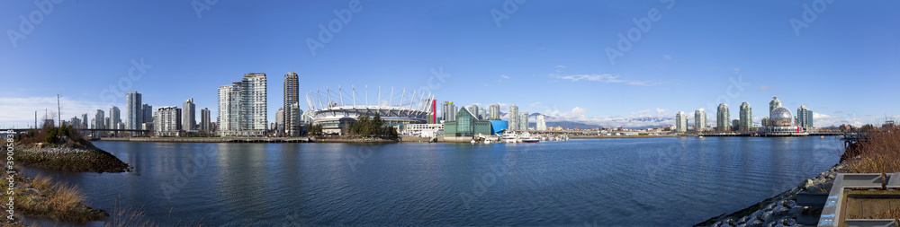 false creek panorama in Vancouver,BC