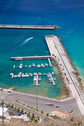 Porto Santo harbor vertical