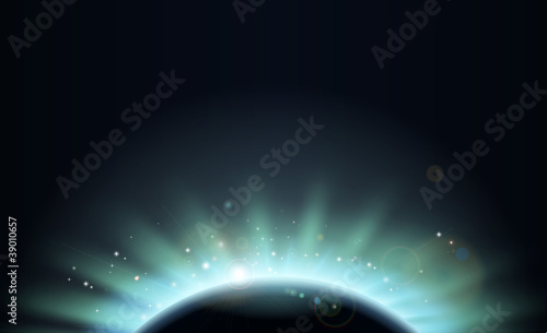 Eclipse sun planet backgrou...