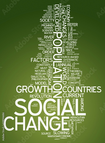 Word Cloud "Social Change"