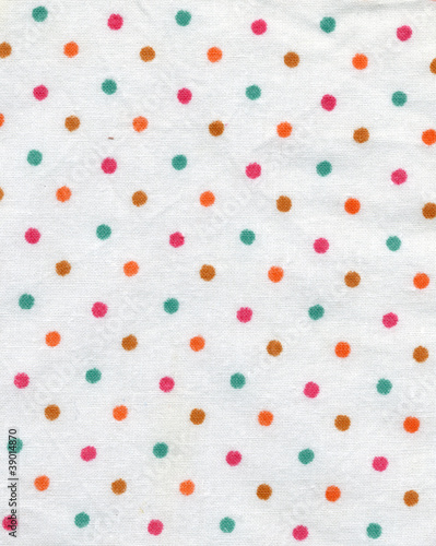 polka-dot fabric background