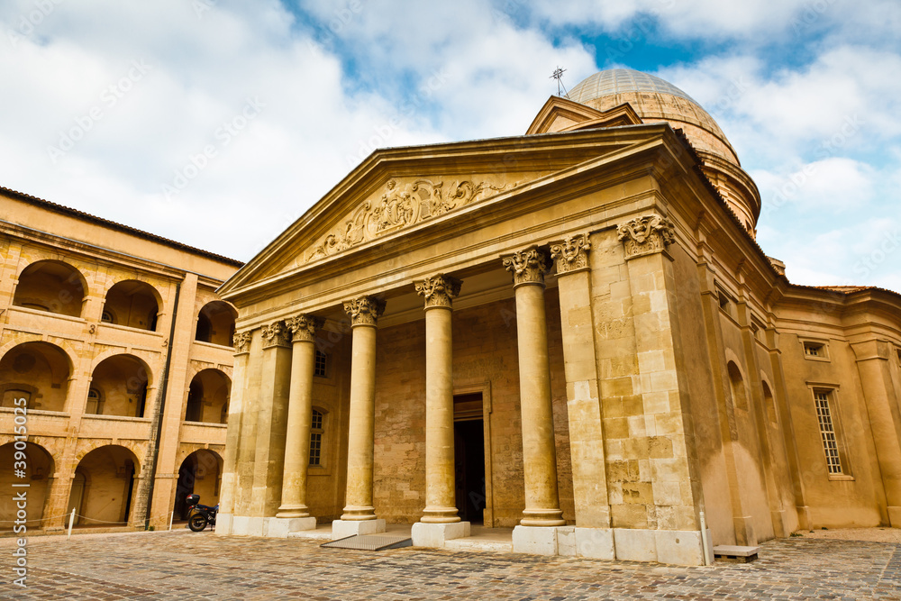 Obraz premium The Ancient Hospital Vieille Charite of Marseille in France