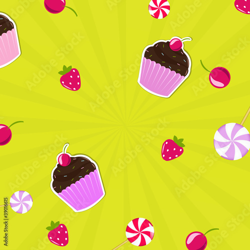 Birthday Card With Cupcake