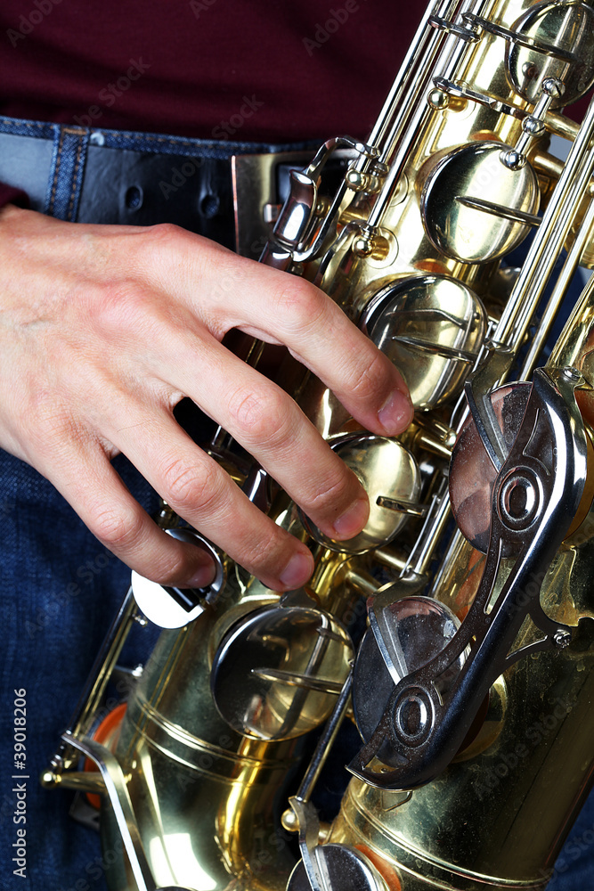 Fototapeta premium Jazzmusiker
