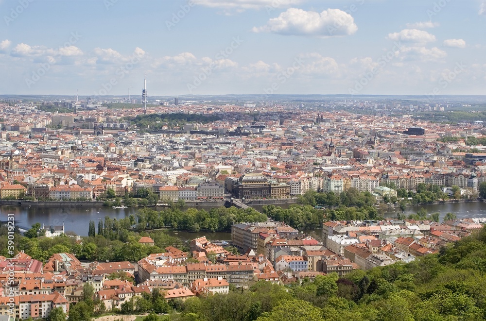 Prague - outlook from Petrin tower