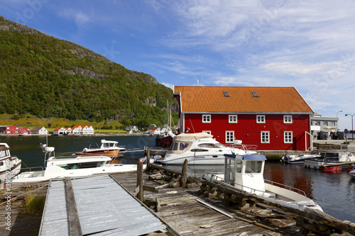 Marina in the port Rennesoy, Norway. photo