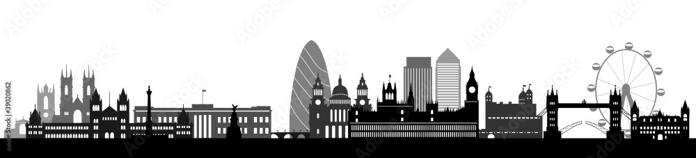 London Skyline 3d