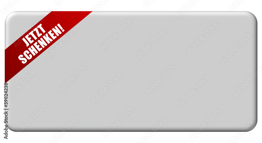 Button grau Band rot NEUTRAL JETZT SCHENKEN Button grau Band rot NEUTRAL JETZT SCHENKEN