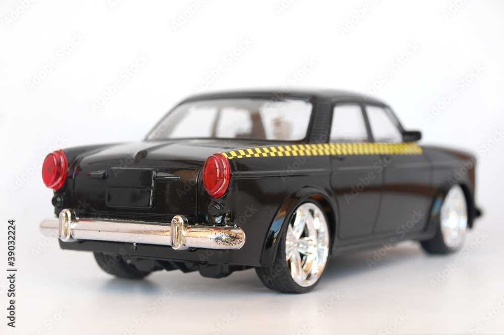 car model on a white background.