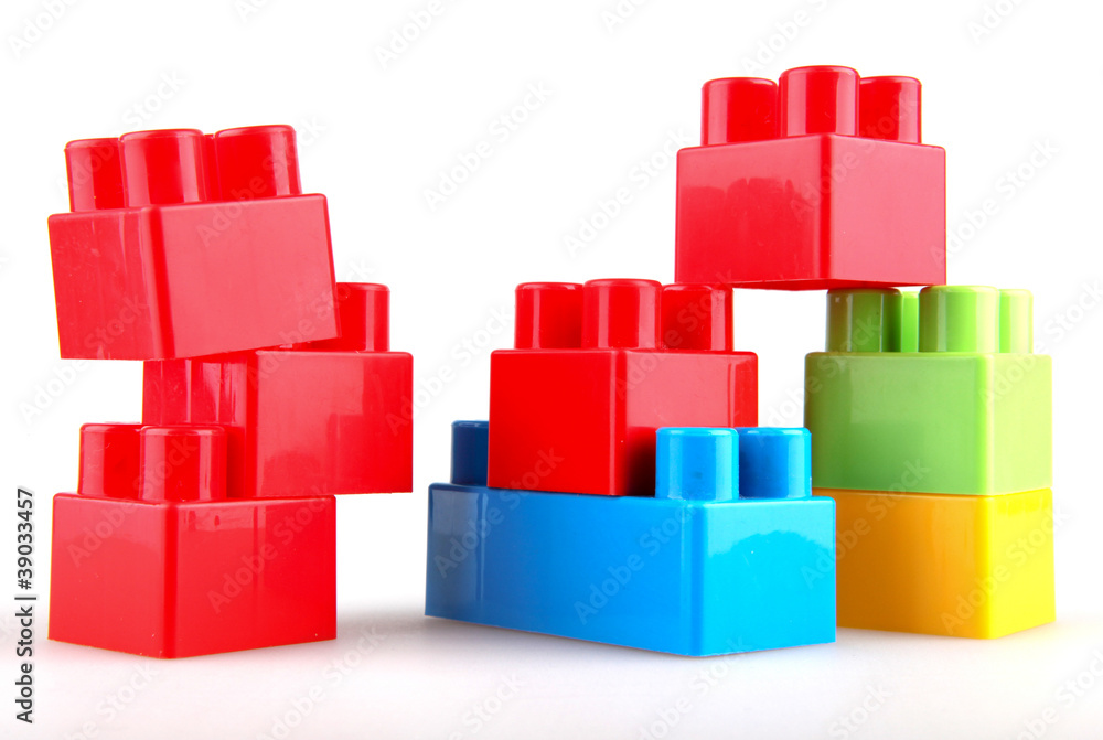 Plastic building blocks Plastic building blocks