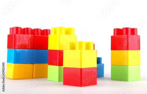 Plastic building blocks