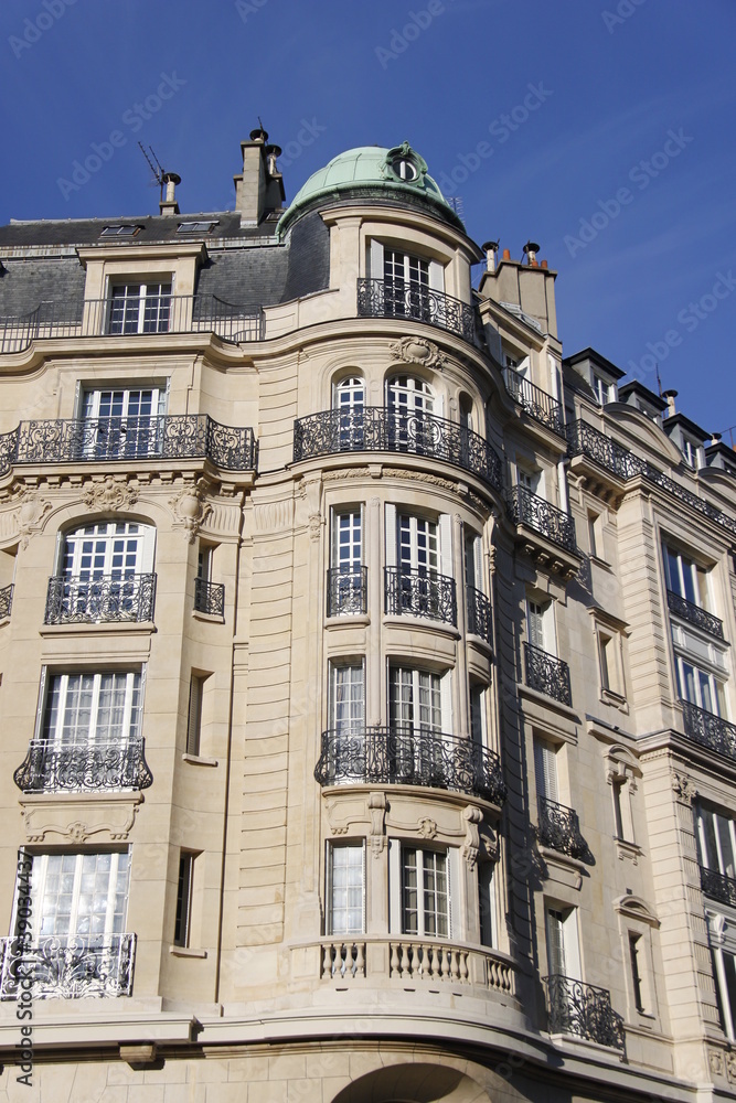 Immeuble du quartier de l'Élysée à Paris