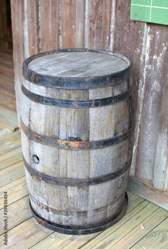 wooden barrel wooden barrel