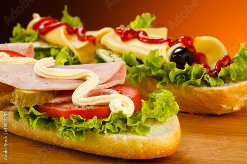 Long sandwiches