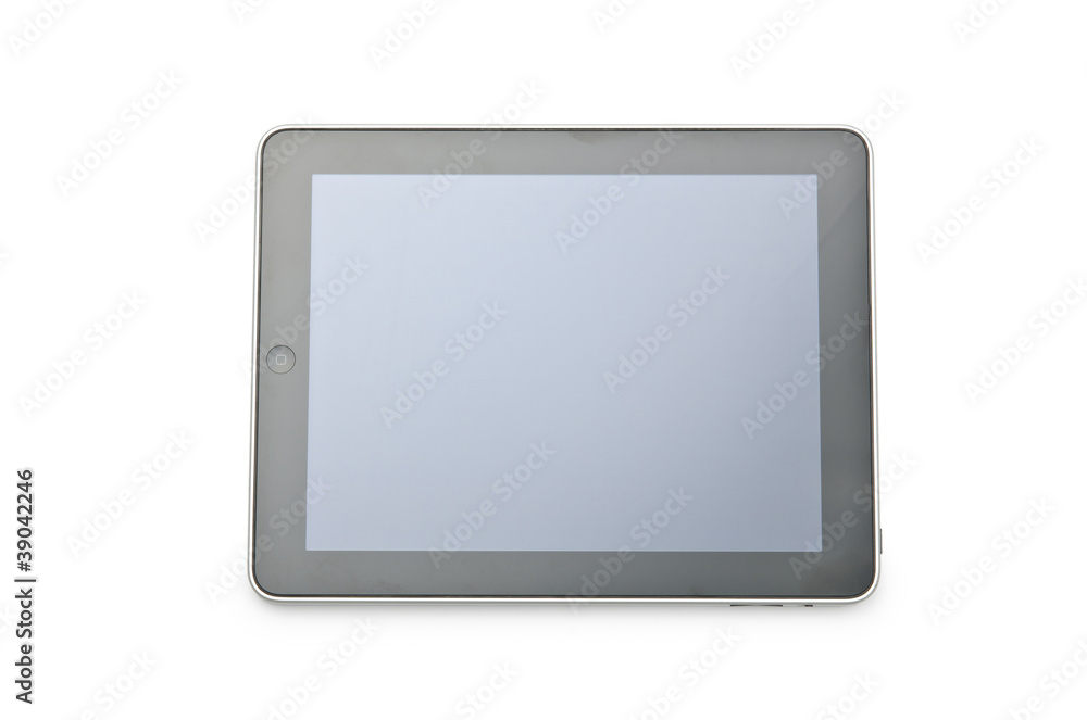 Tablet computer isolated on the white Tablet computer isolated on the white
