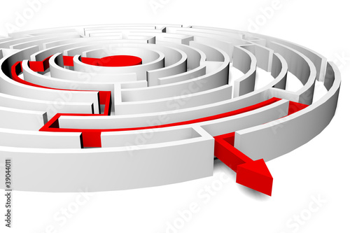 Pfad durchs Labyrinth