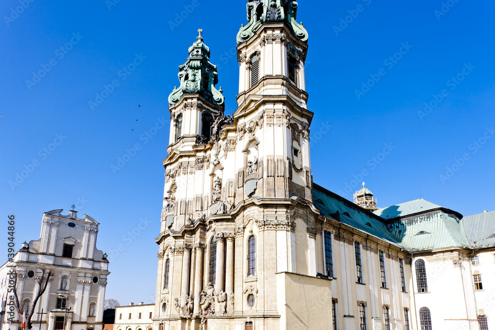 pilgrimage church in Krzeszow, Silesia, Poland