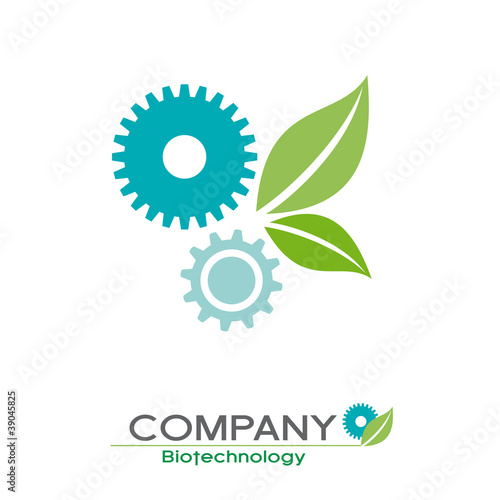 Logo biotech, farming # Vector