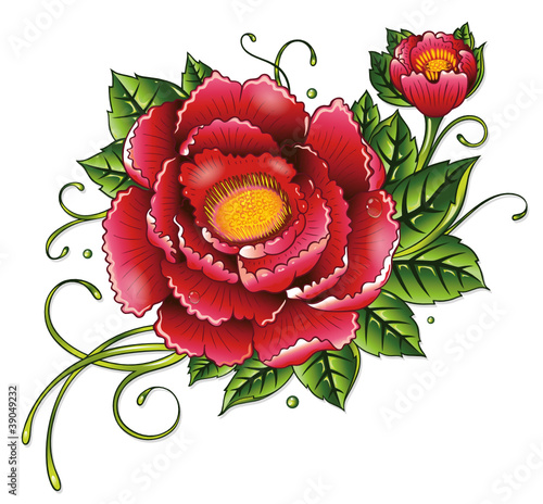 Ranke, flora, Blumen, Rosen, Pfingstrose, Pfingsten