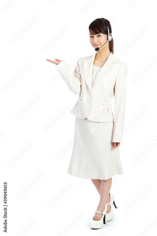 Beautiful business operator Beautiful business operator