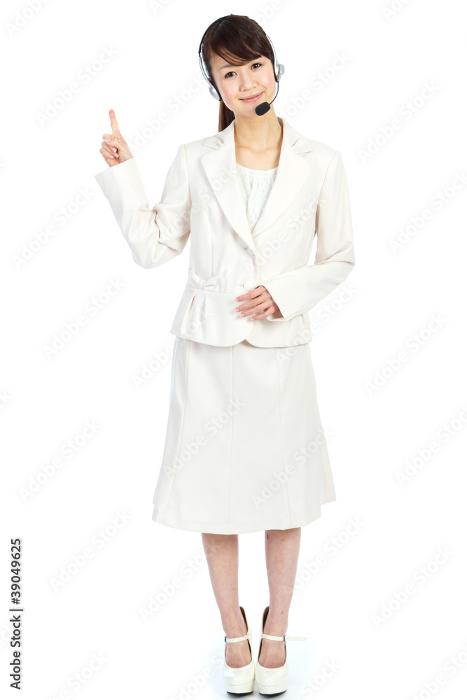 Beautiful business operator Beautiful business operator
