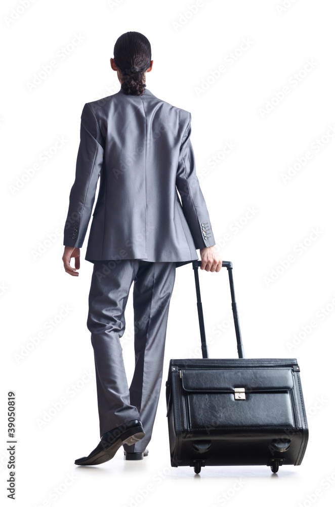Businessman on his travel days Businessman on his travel days