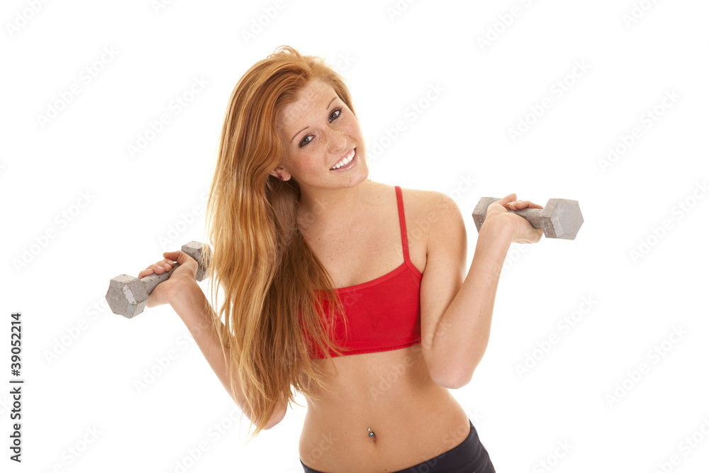 weights arms up weights arms up