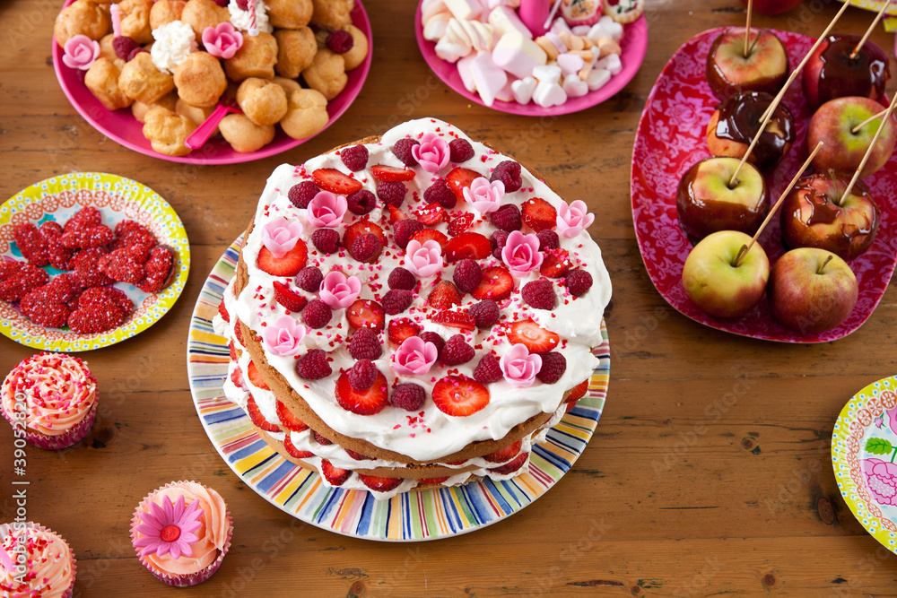 Collorful birthday cake Collorful birthday cake