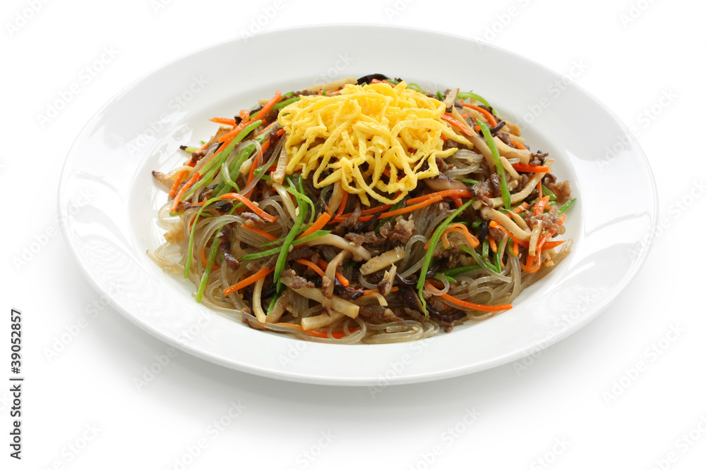 japchae, korean cuisine