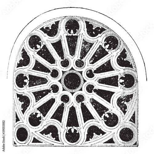 Rose Renaissance, In the Church of Sainte-Clotilde Andelys, vint