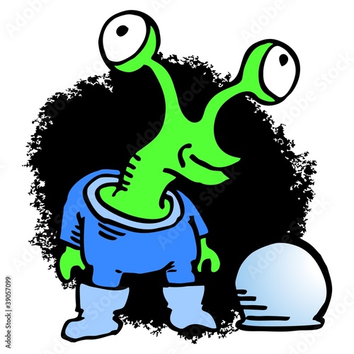Comic alien